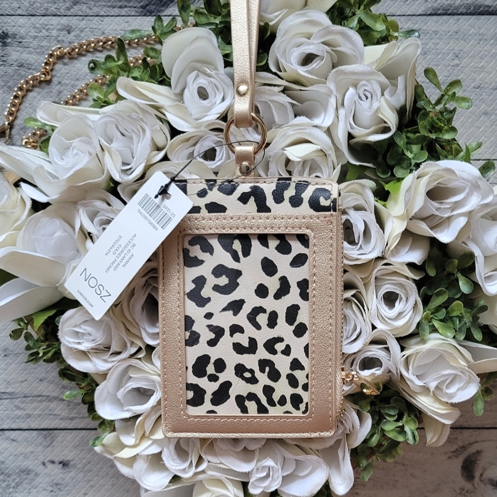 Chico's Animal Print ID Lanyard